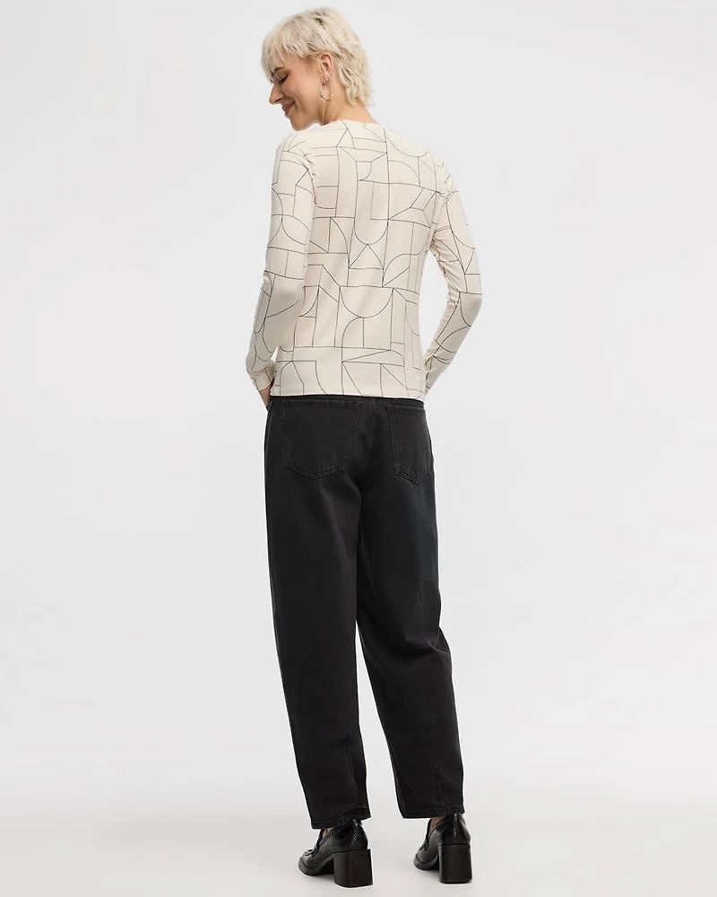Long-Sleeve Crew-Neck Tee