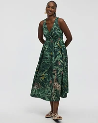 Sleeveless V-Neck Maxi Dress