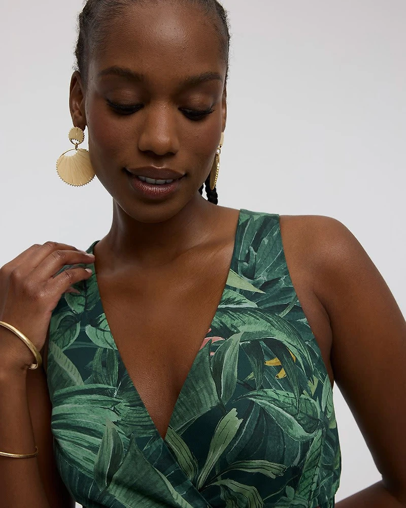Sleeveless V-Neck Maxi Dress