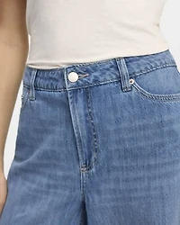 Wide-Leg High-Rise Jean