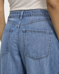 Wide-Leg High-Rise Jean