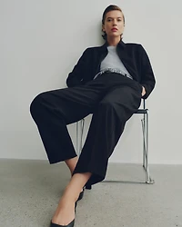 Mid-Rise Barrel Pants