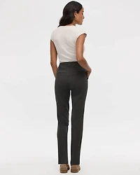Straight-Leg High-Rise Pants