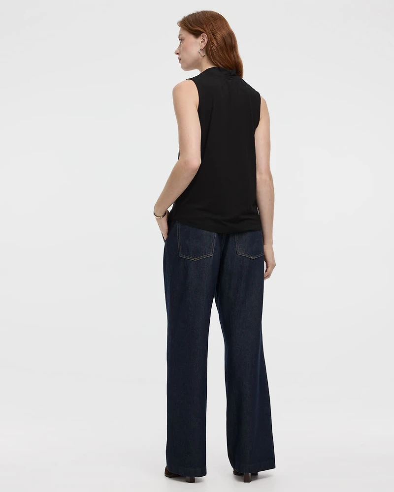 Sleeveless V-Neck Top