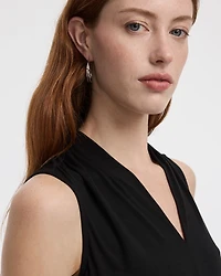 Sleeveless V-Neck Top