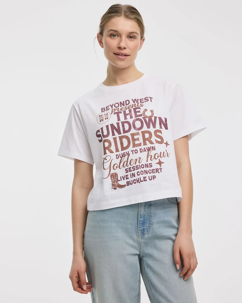 Crew-Neck Graphic T-Shirt