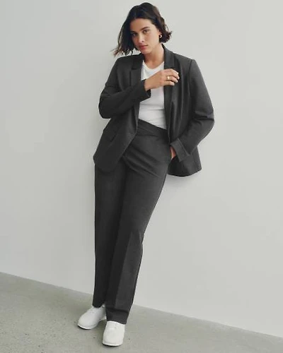 Straight-Leg High-Rise Pants