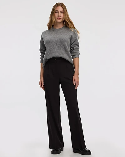 Wide-Leg High-Rise Pant