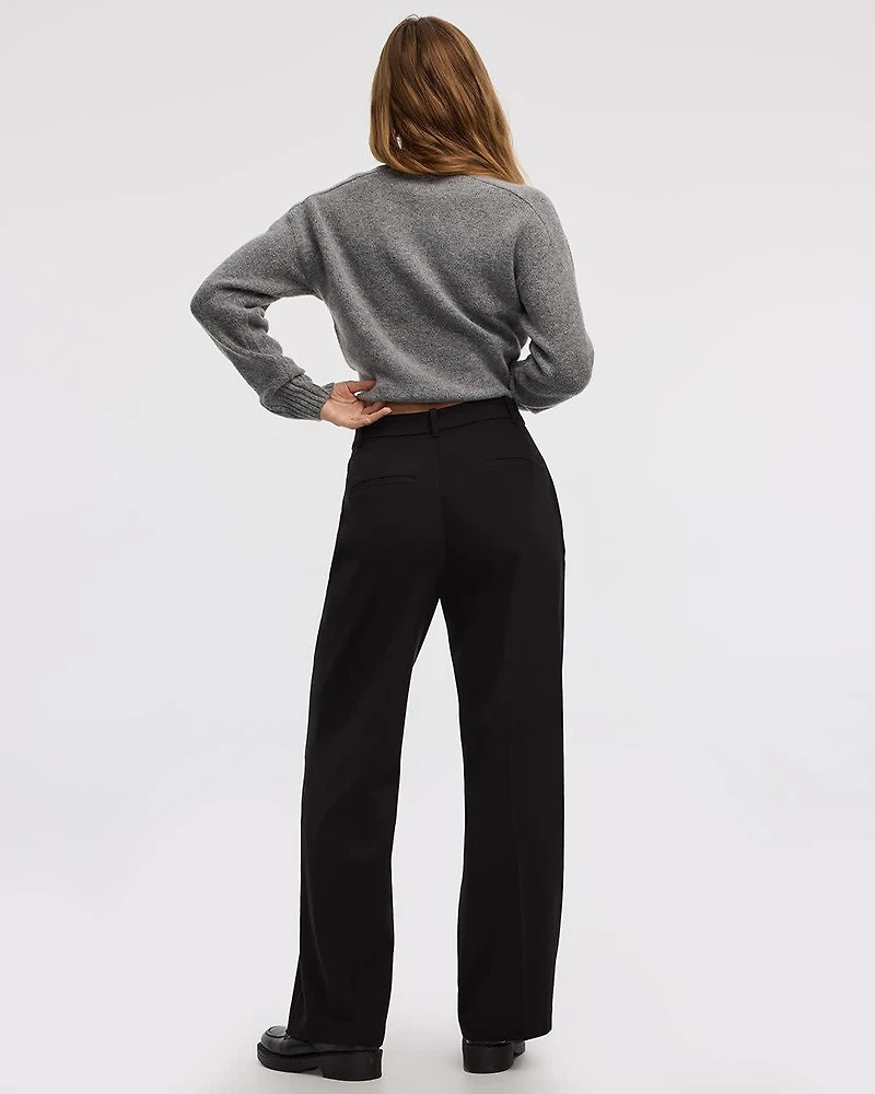 Wide-Leg High-Rise Pant