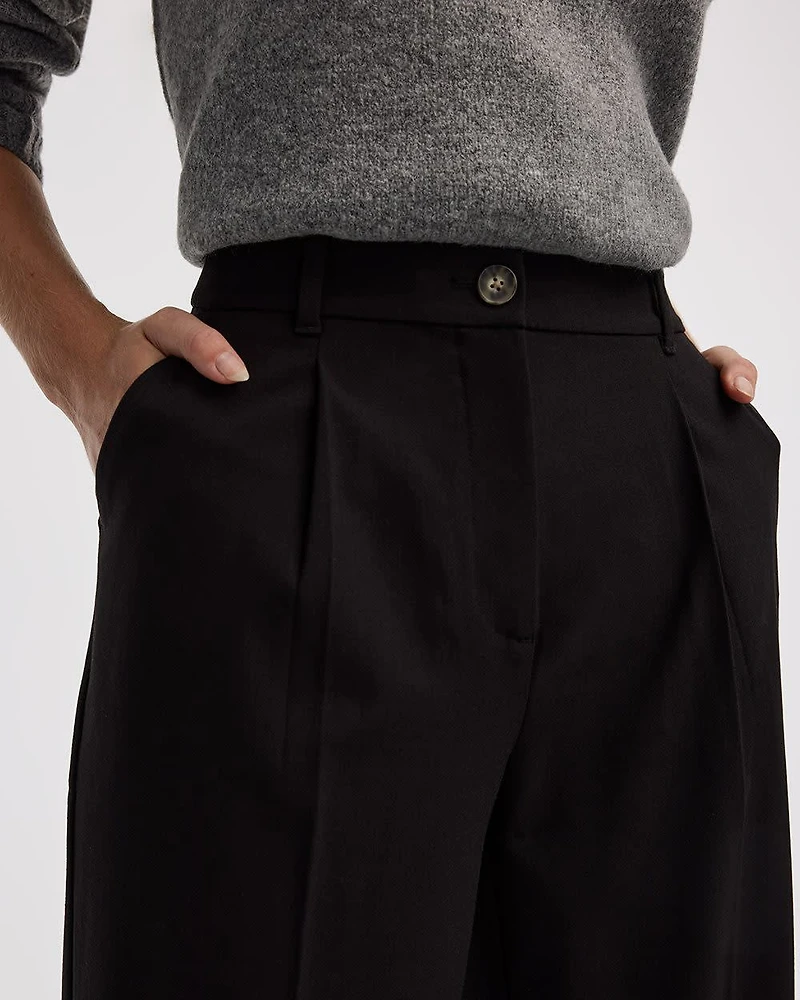Wide-Leg High-Rise Pant