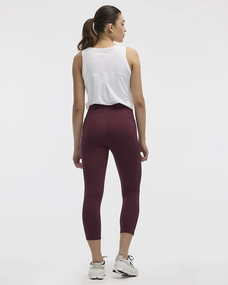 Legging capri Pulse à taille haute avec bande de compression