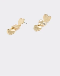 Heart-Pendant Earrings