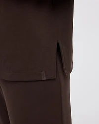 Long-Sleeve Mock-Neck Pullover