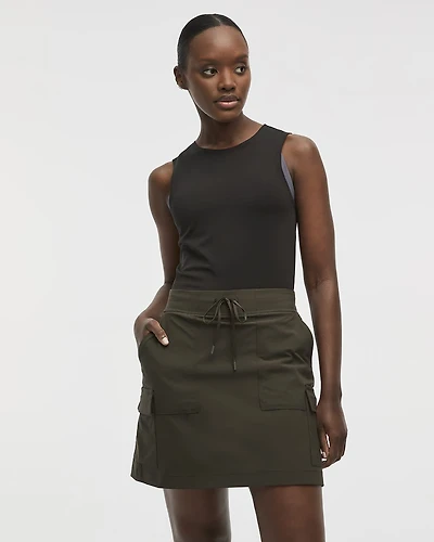 Jupe-short avec poches cargo