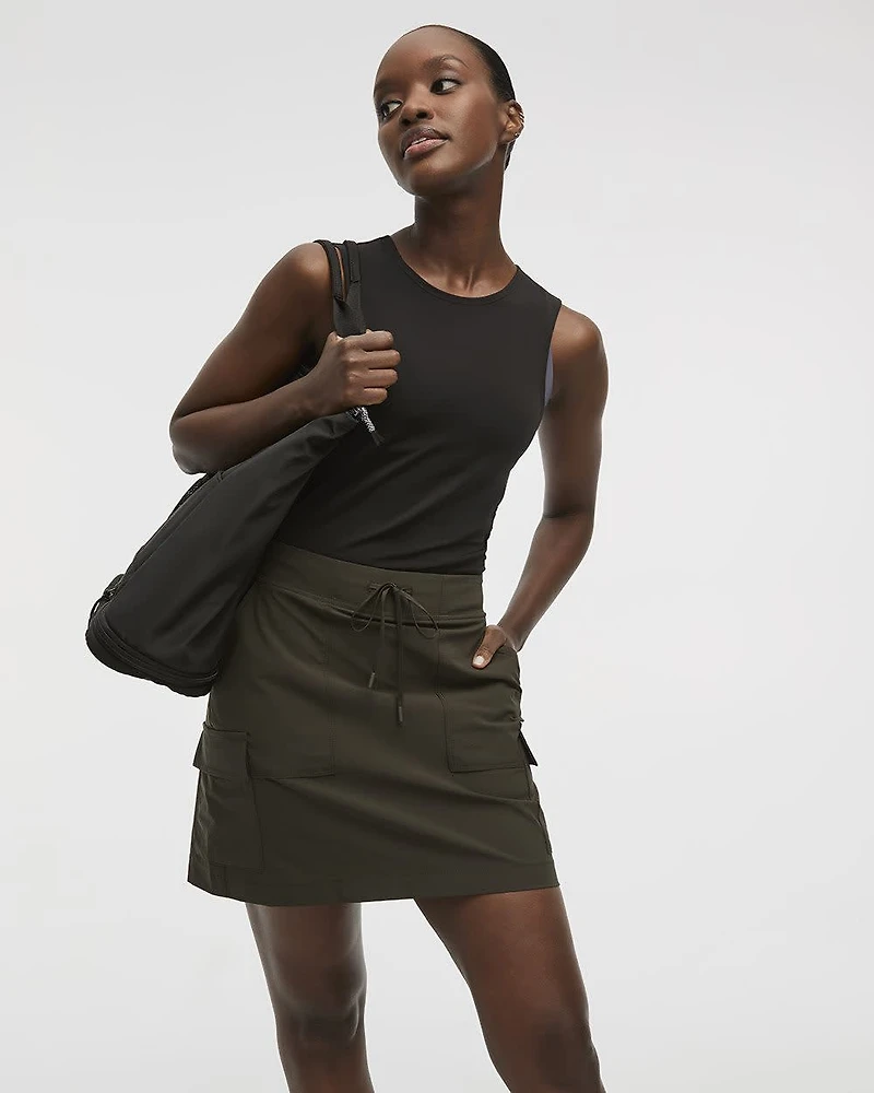 Jupe-short avec poches cargo