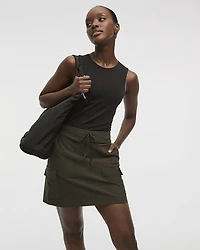 Jupe-short avec poches cargo