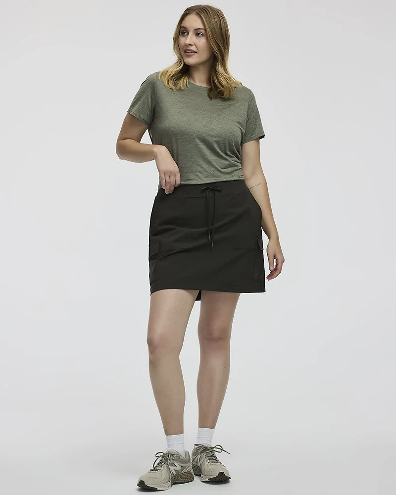 Jupe-short avec poches cargo
