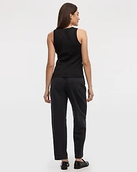 Ribbed Crew-Neck Tank