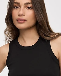Ribbed Crew-Neck Tank