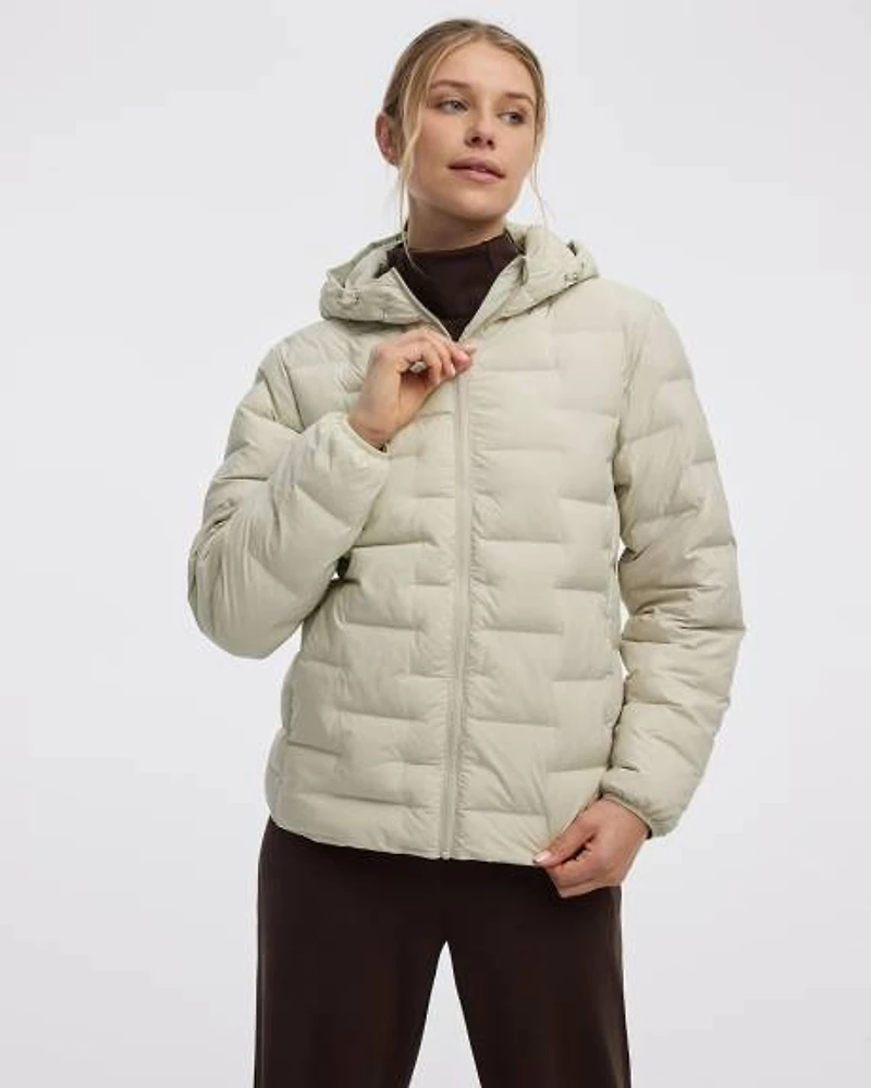 Manteau matelassé avec capuchon