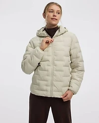 Manteau matelassé avec capuchon