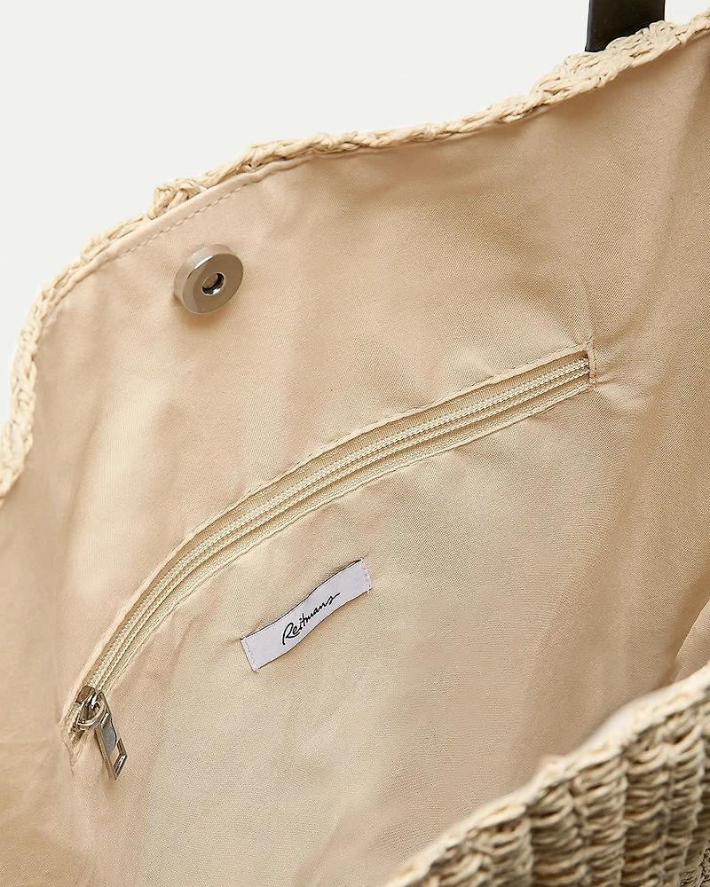 Straw Tote Bag