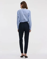 Slim-Leg High-Rise Ankle Pant