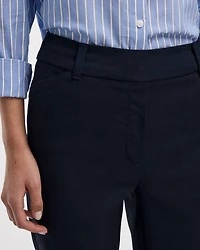 Pantalon cheville à taille haute et jambe étroite