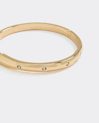 Cuff Bracelet with Rhinestones