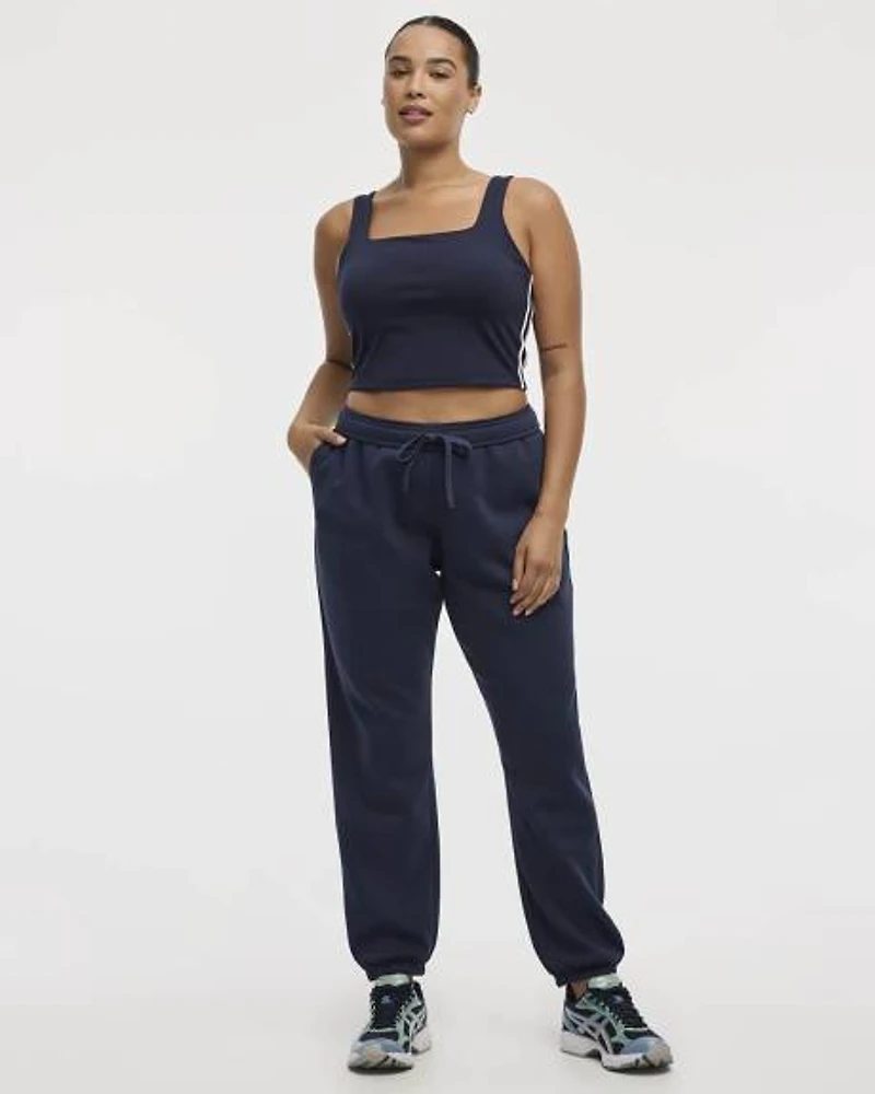 Pantalon jogger en molleton