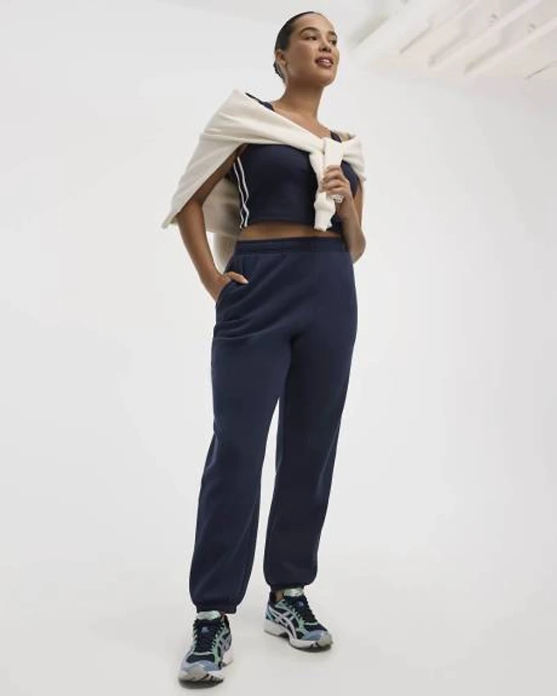 Pantalon jogger en molleton