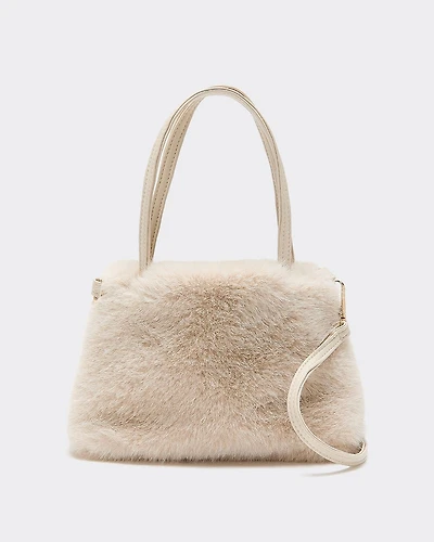 Faux Fur Bucket Bag