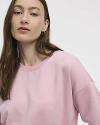 Long-Sleeve Crew-Neck Sweatshirt