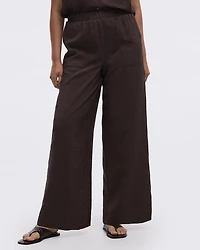 Pantalon à jambe large