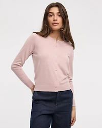 Crew-Neck Cardigan