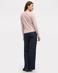 Crew-Neck Cardigan