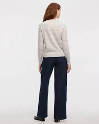 Striped Long-Sleeve Pullover