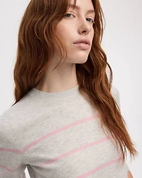 Striped Long-Sleeve Pullover