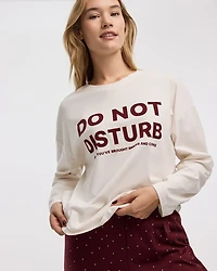 Long-Sleeve Top and Jogger Cotton Pyjama Set