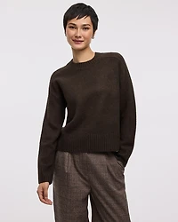 Pull DouceMaille à manches longues et col rond