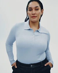 Polo à manches longues