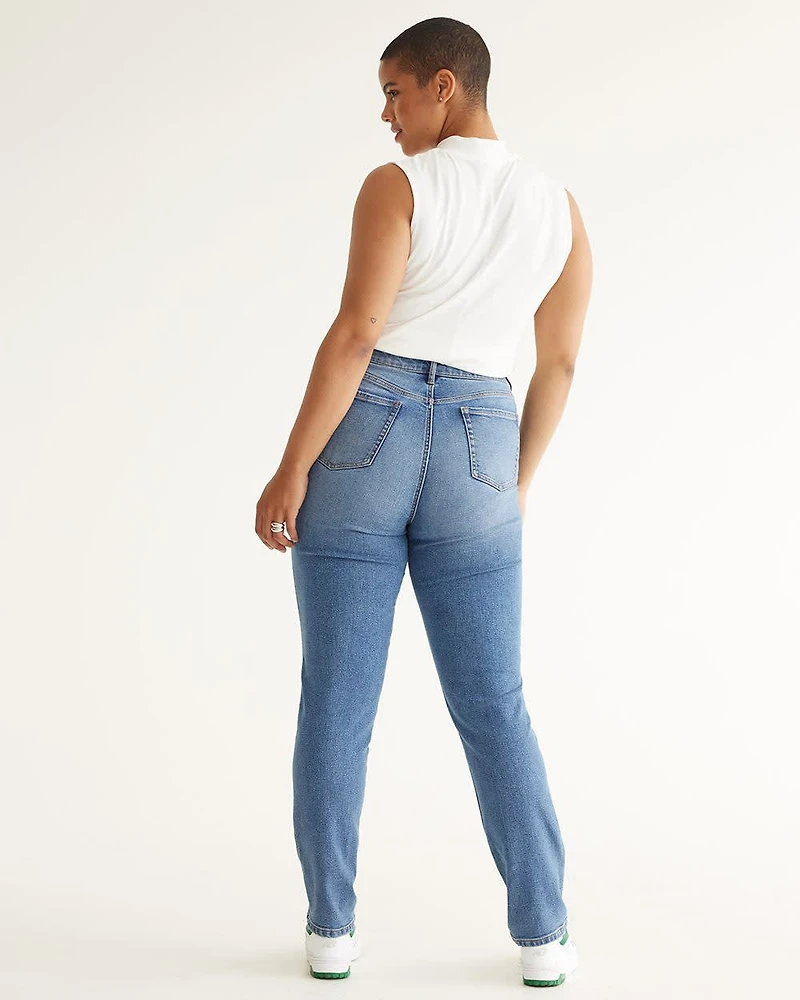 Slim-Leg High-Rise Jean