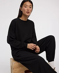Cropped French Terry Sweatshirt