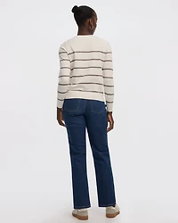 Striped Long-Sleeve Pullover