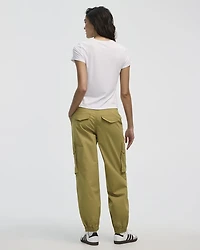 Ribbed Fitted Crew Neck T-Shirt