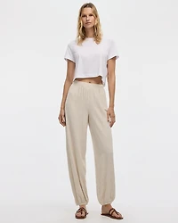 Mid-Rise Harem Pull-On Pant