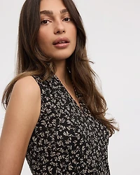 Sleeveless V-Neck Top