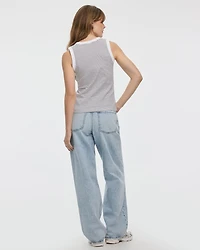 Striped Crew-Neck Tank