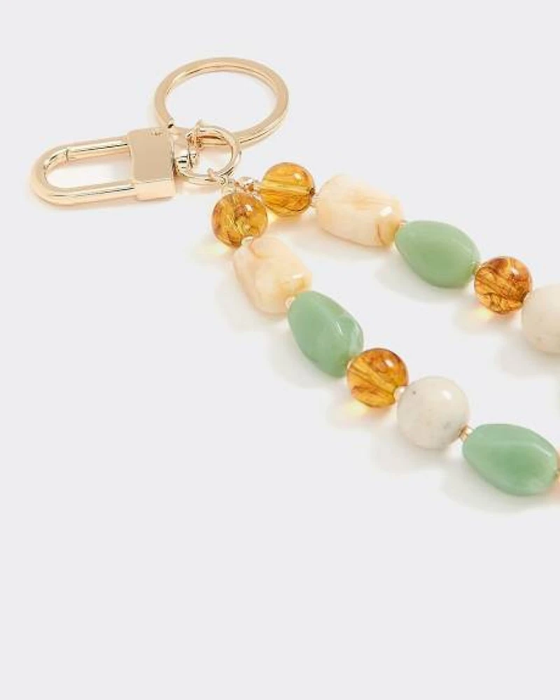 Colourful Beaded Keychain Charm