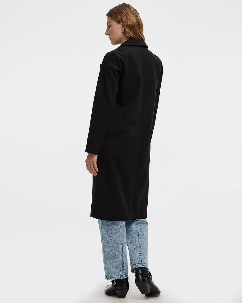 Manteau long à deux boutons
